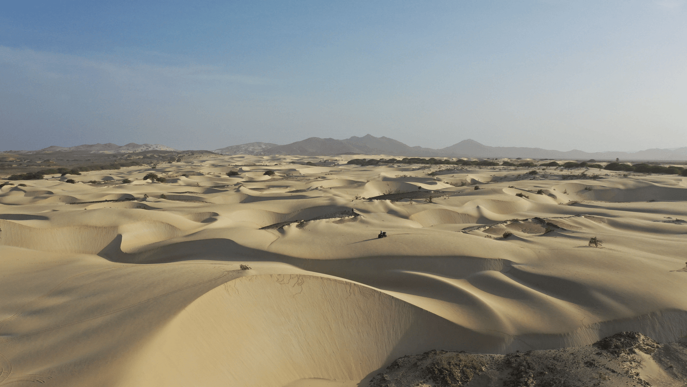 Désert de Viana, dunes de sable